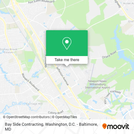 Bay Side Contracting map