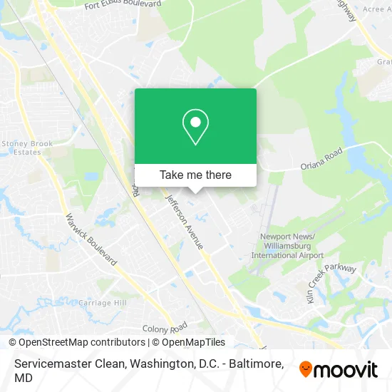 Servicemaster Clean map