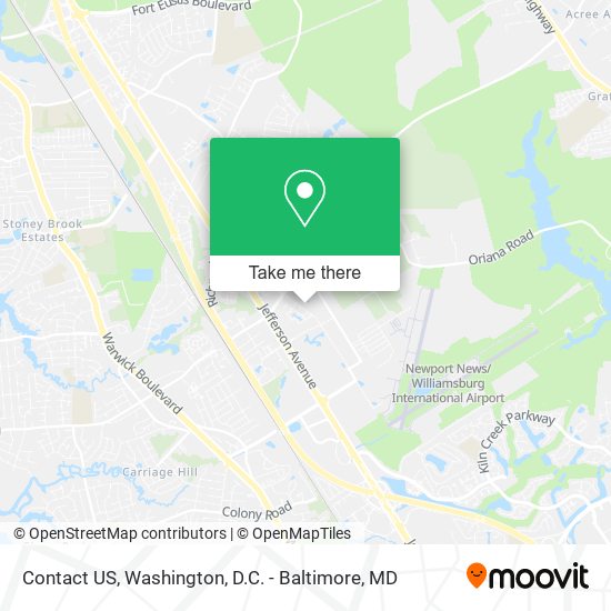 Mapa de Contact US