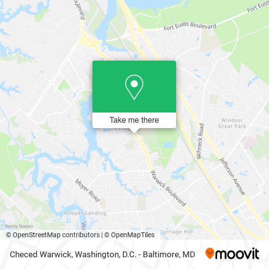 Checed Warwick map