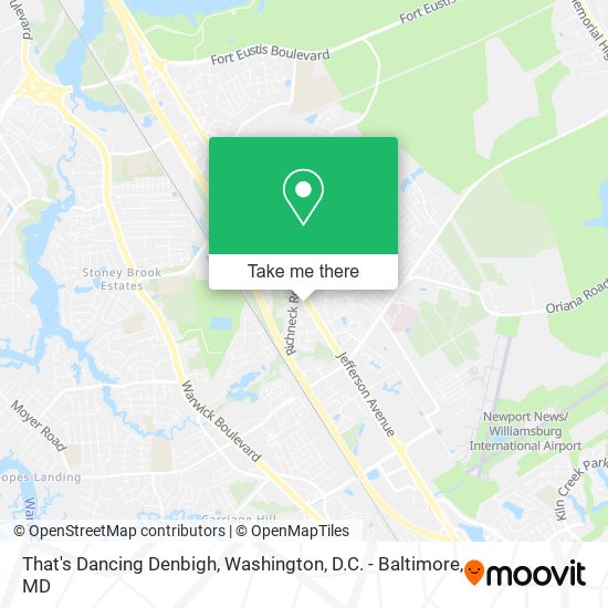 That's Dancing Denbigh map