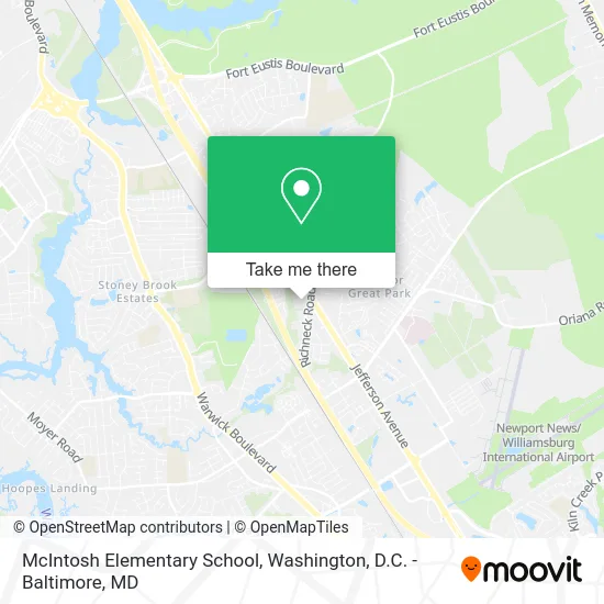 McIntosh Elementary School map
