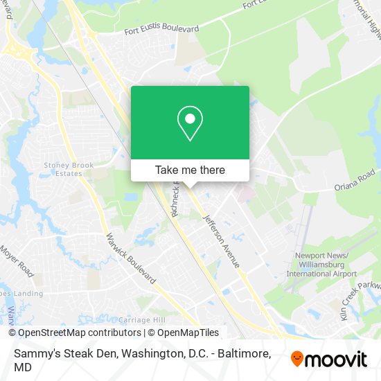 Sammy's Steak Den map