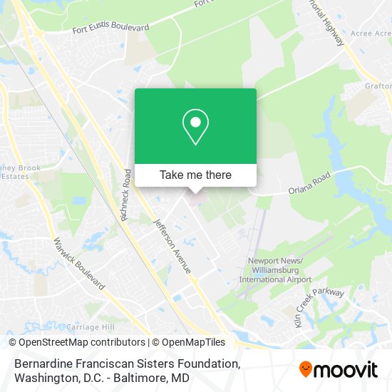 Bernardine Franciscan Sisters Foundation map