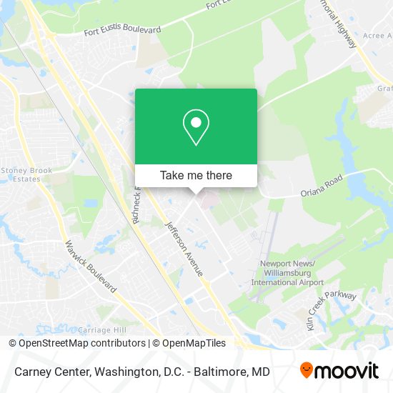 Carney Center map