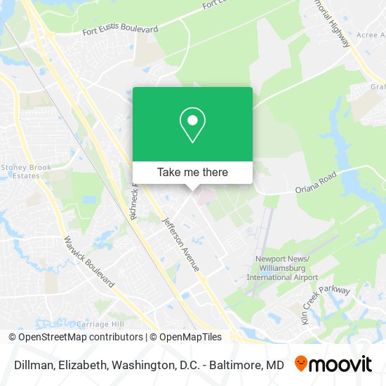 Mapa de Dillman, Elizabeth