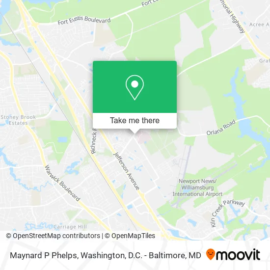 Maynard P Phelps map