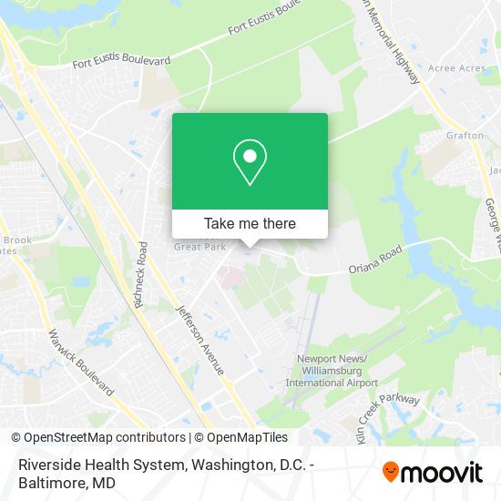 Riverside Health System map