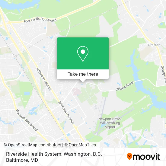 Riverside Health System map