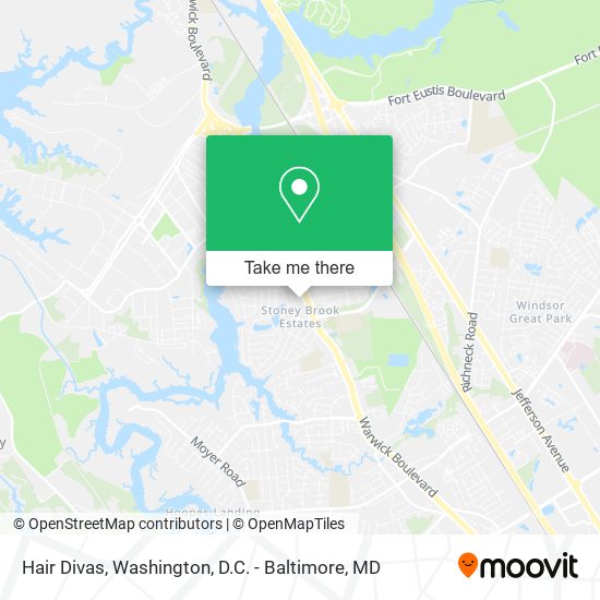 Hair Divas map