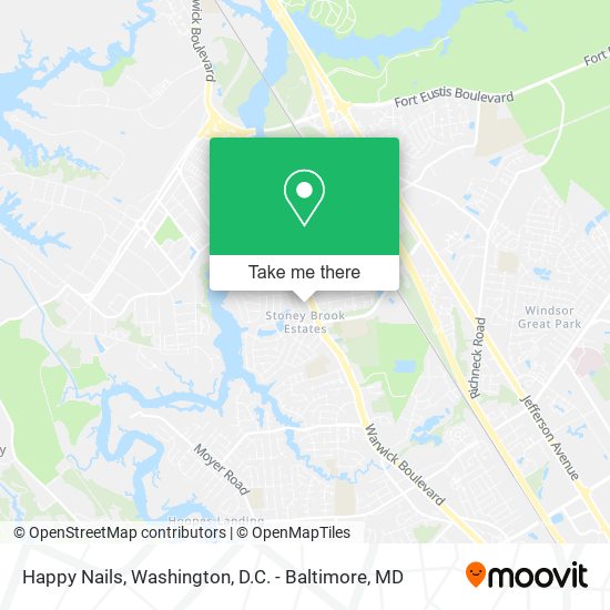 Happy Nails map