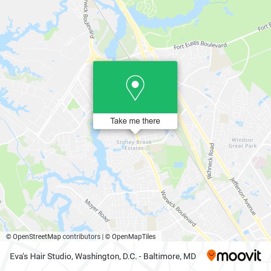 Mapa de Eva's Hair Studio
