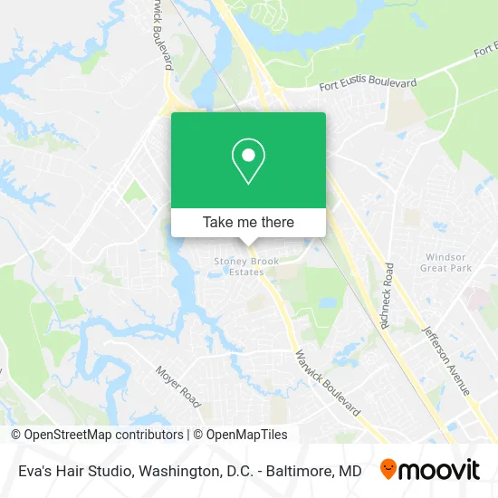 Eva's Hair Studio map