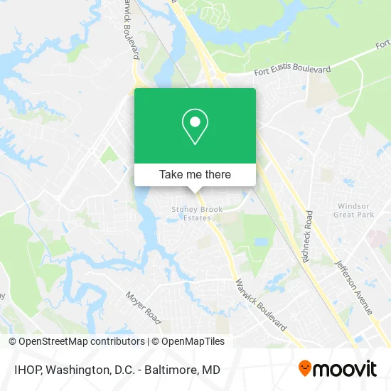 IHOP map