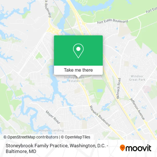 Stoneybrook Family Practice map