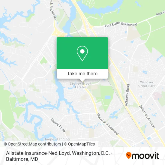 Allstate Insurance-Ned Loyd map