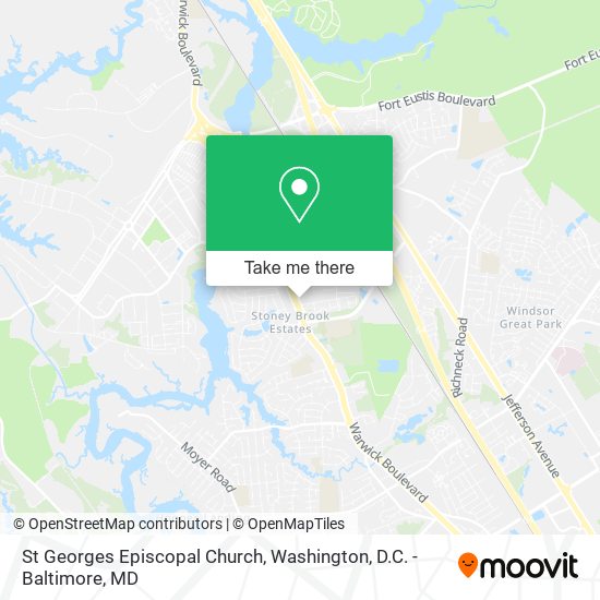 St Georges Episcopal Church map