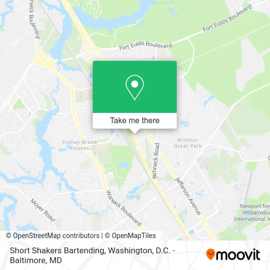 Short Shakers Bartending map