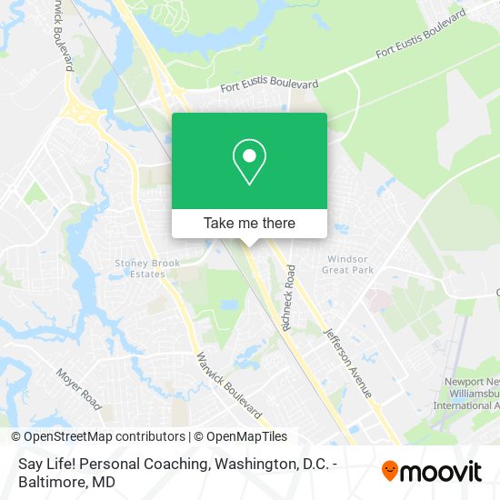 Say Life! Personal Coaching map