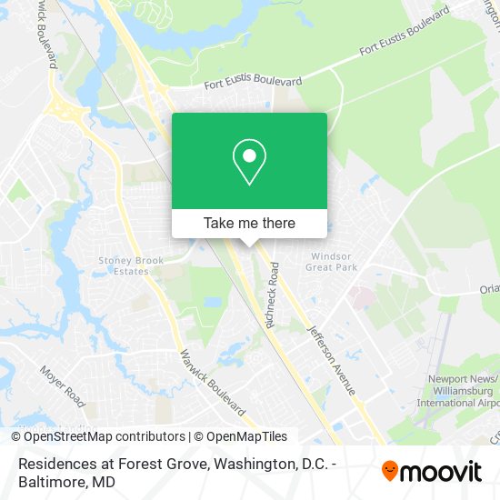 Mapa de Residences at Forest Grove