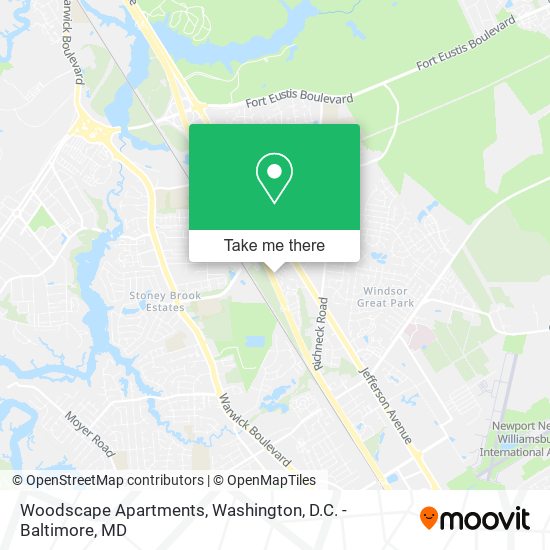 Woodscape Apartments map