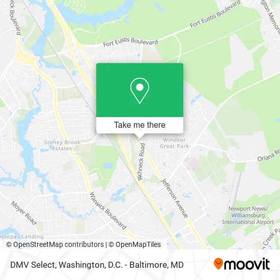 DMV Select map