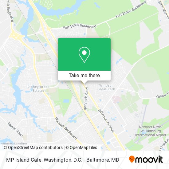 MP Island Cafe map