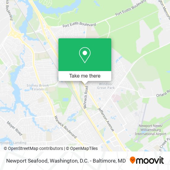 Mapa de Newport Seafood