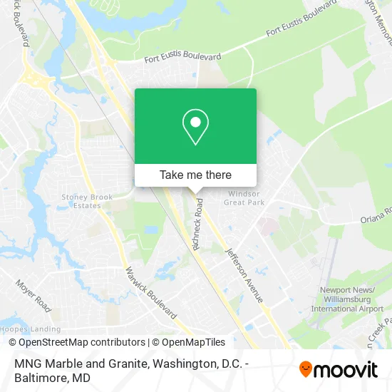 MNG Marble and Granite map