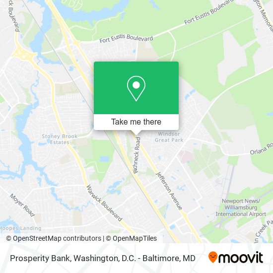 Mapa de Prosperity Bank