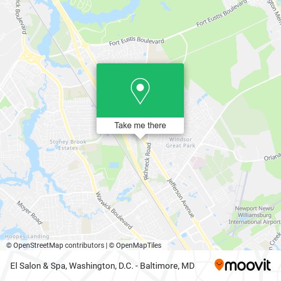 El Salon & Spa map
