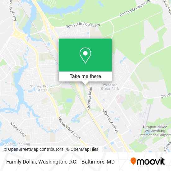 Family Dollar map