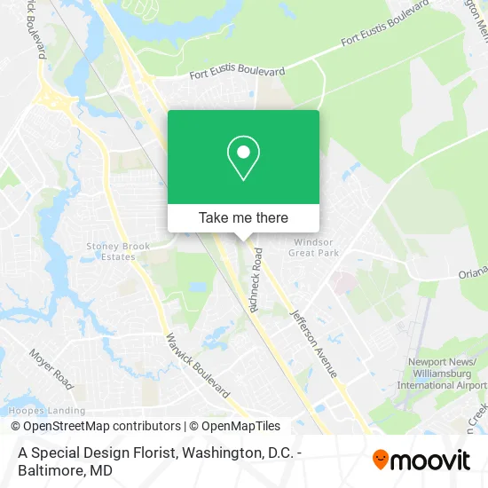 A Special Design Florist map