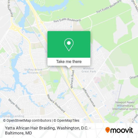 Mapa de Yatta African Hair Braiding