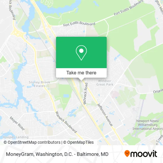 MoneyGram map