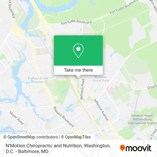 N'Motion Chiropractic and Nutrition map