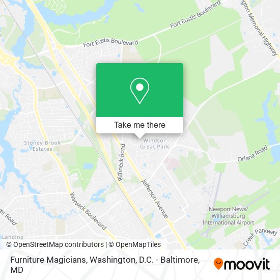 Mapa de Furniture Magicians
