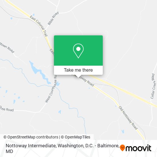 Nottoway Intermediate map