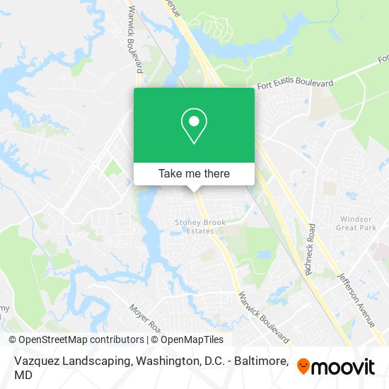 Vazquez Landscaping map