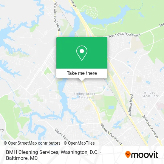 BMH Cleaning Services map