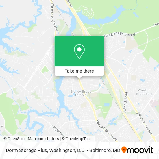 Dorm Storage Plus map