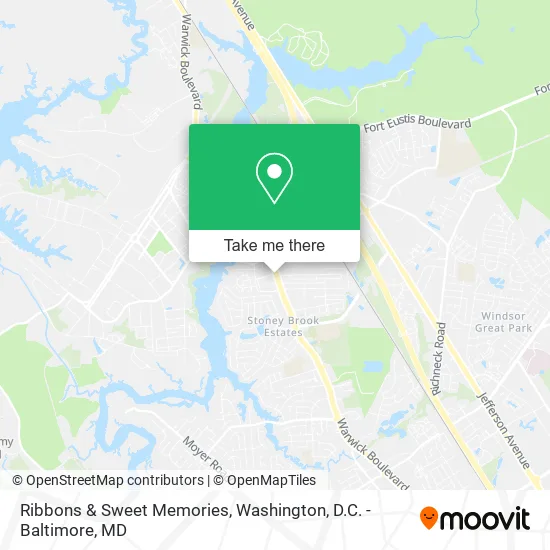 Ribbons & Sweet Memories map