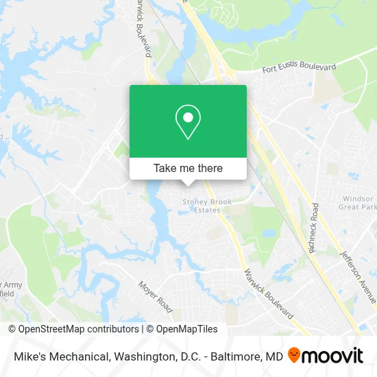 Mike's Mechanical map