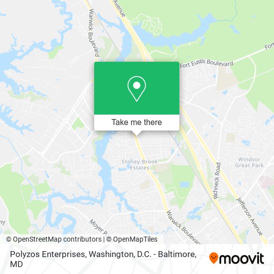 Mapa de Polyzos Enterprises