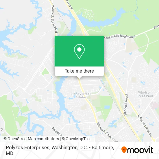 Polyzos Enterprises map