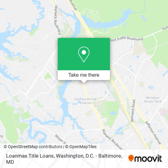 Loanmax Title Loans map