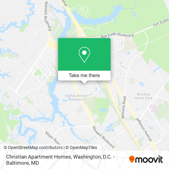 Christian Apartment Homes map