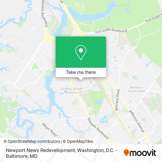 Mapa de Newport News Redevelopment