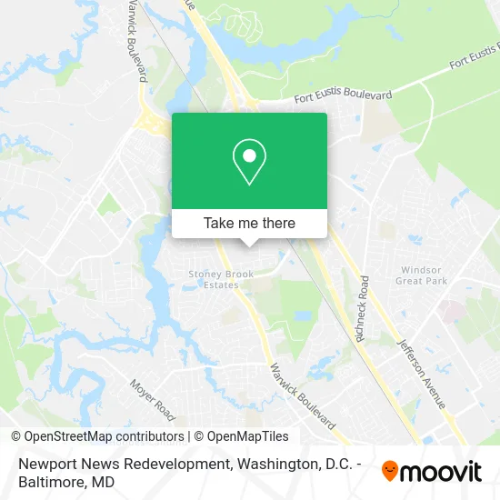 Newport News Redevelopment map