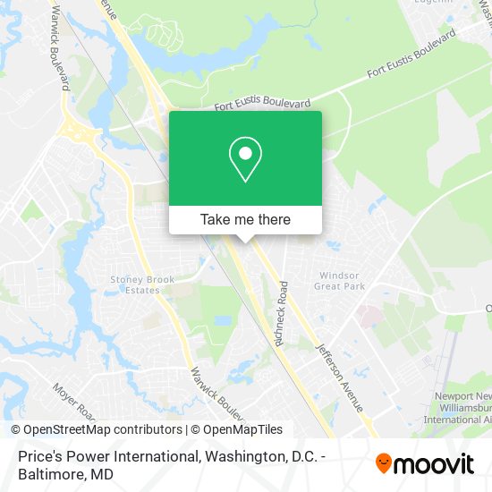Price's Power International map